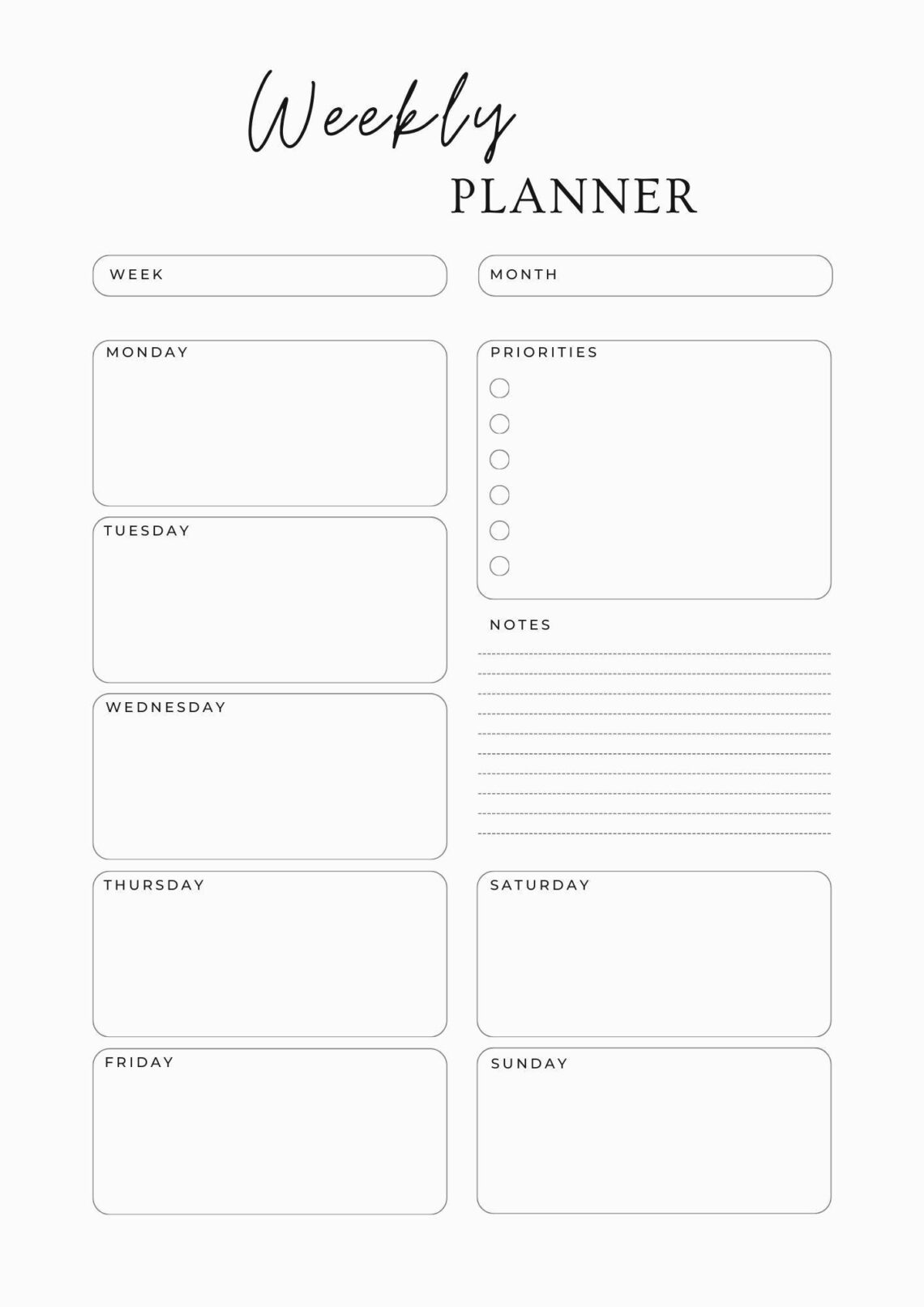 Plan Your Week with a Pro Purple Planner