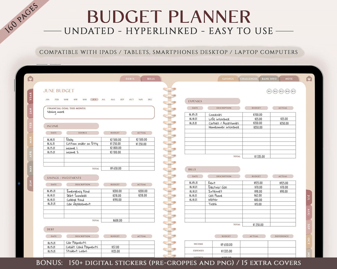 Easy Digital Budget Planner