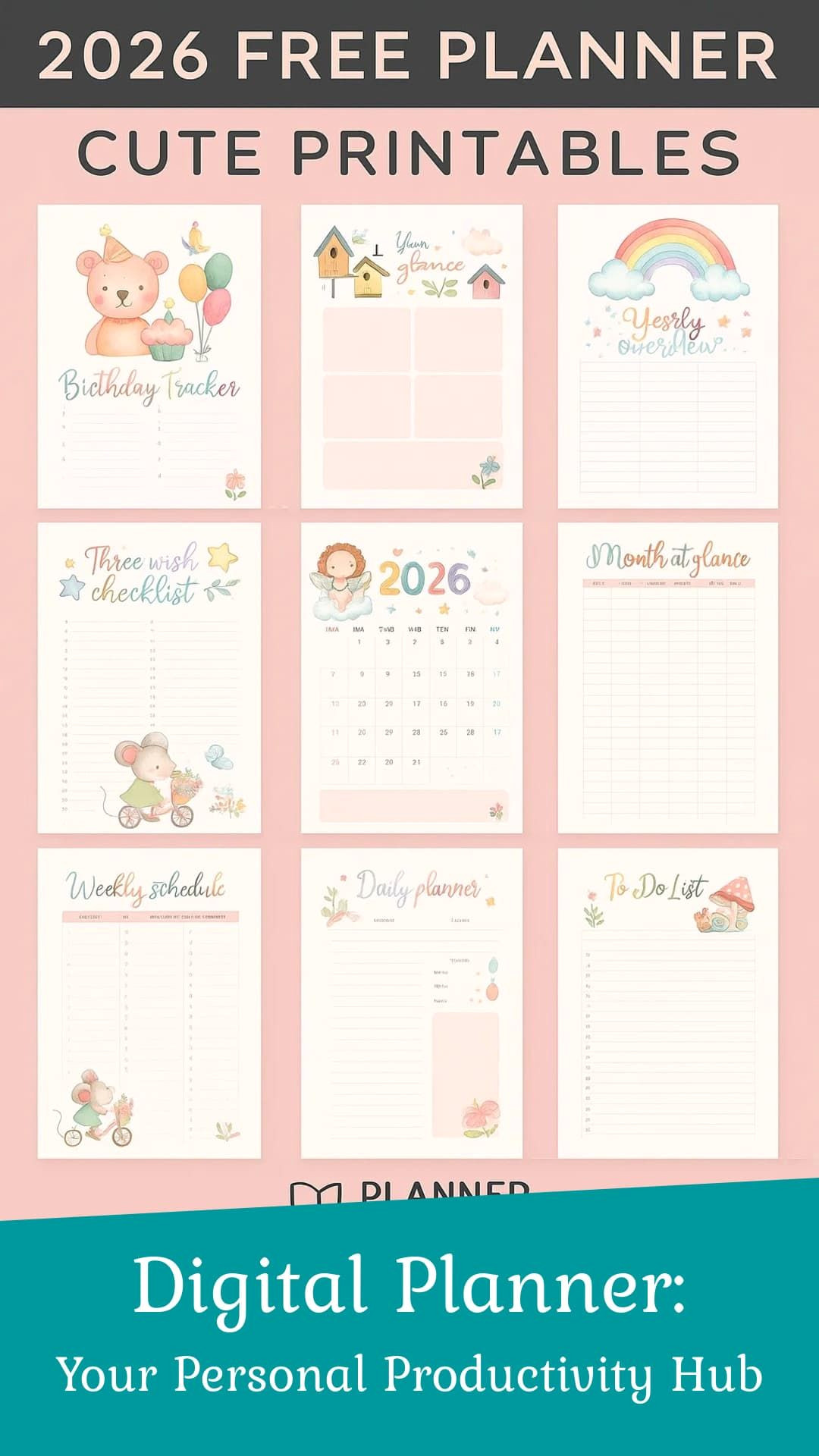 Delight Your Year with a Cute Daily Planner