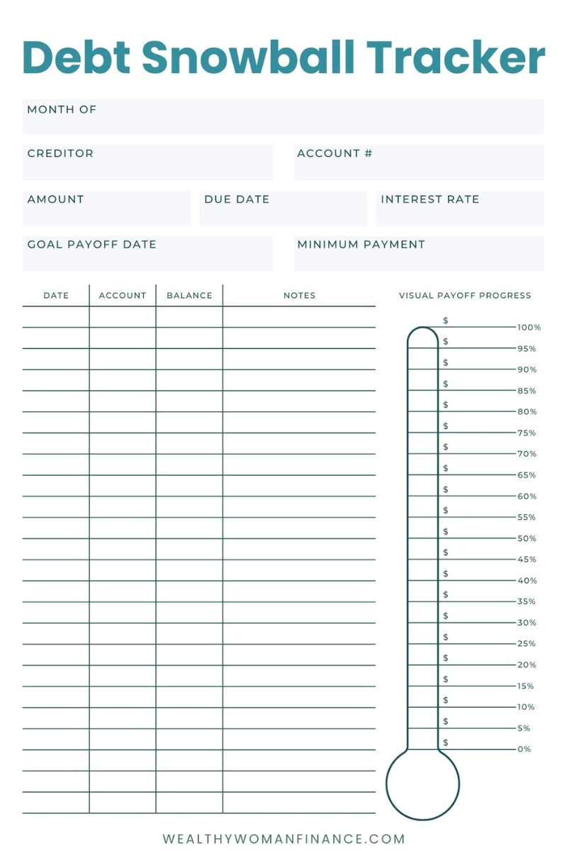 Crush Debt with Our Free Snowball Payoff Plan