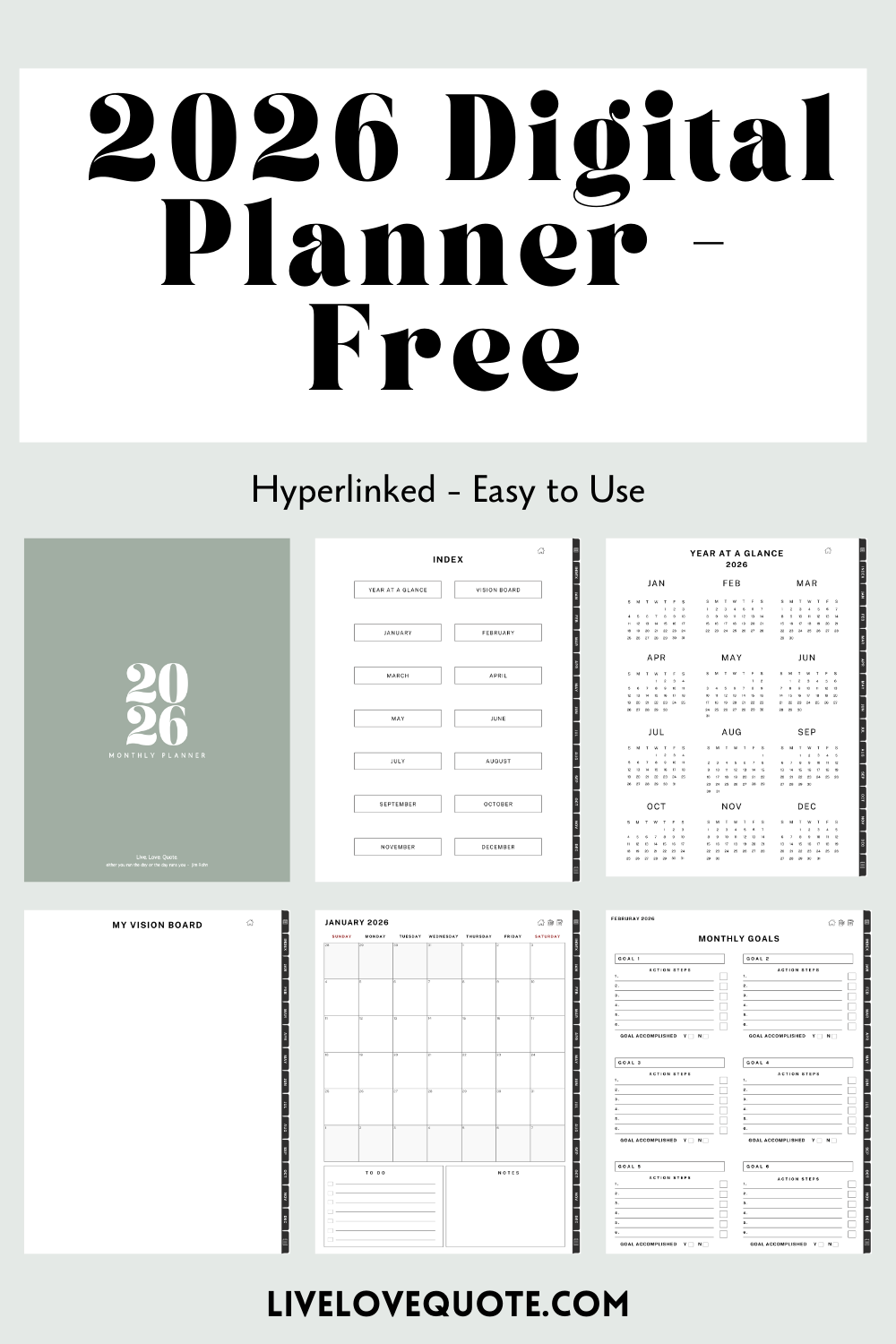 Download Your FREE 2026 Digital Planner Today!