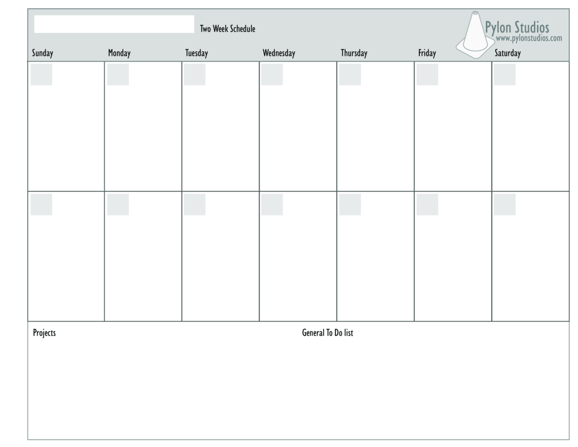 Create a 2-Week Calendar Plan in Minutes