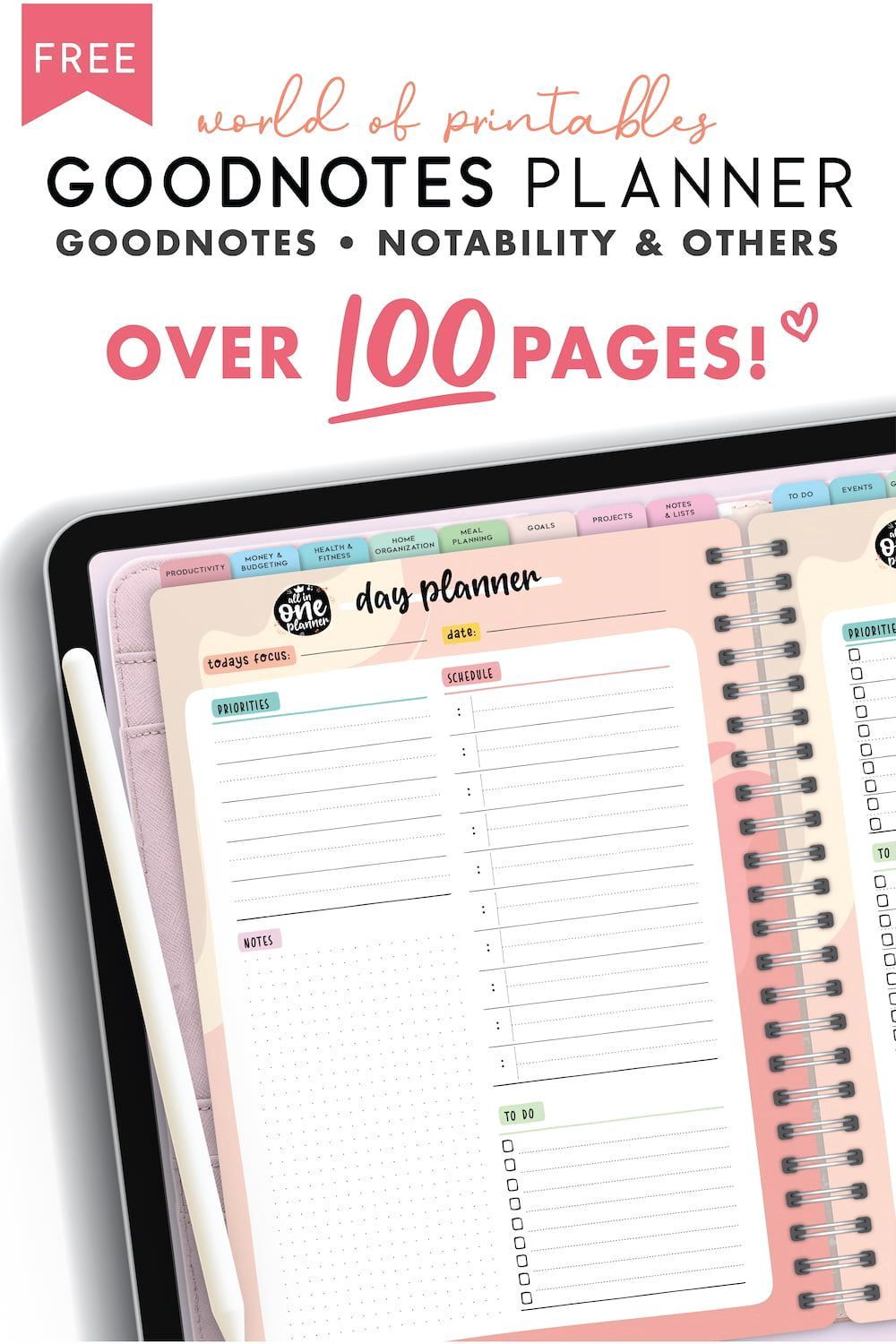 108 FREE GoodNotes Templates to Boost Your Productivity
