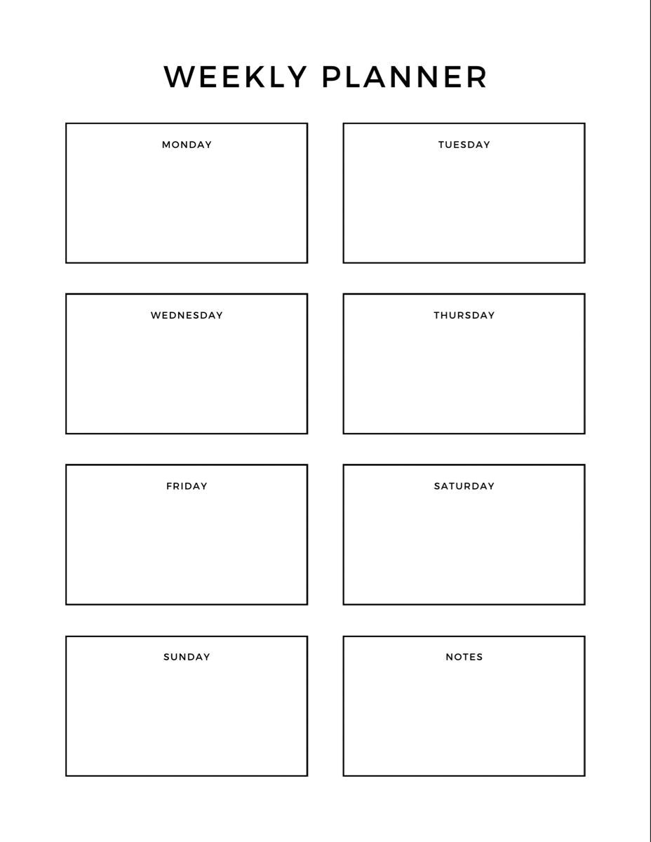 Transform Your Schedule with This Perfect Weekly Planner