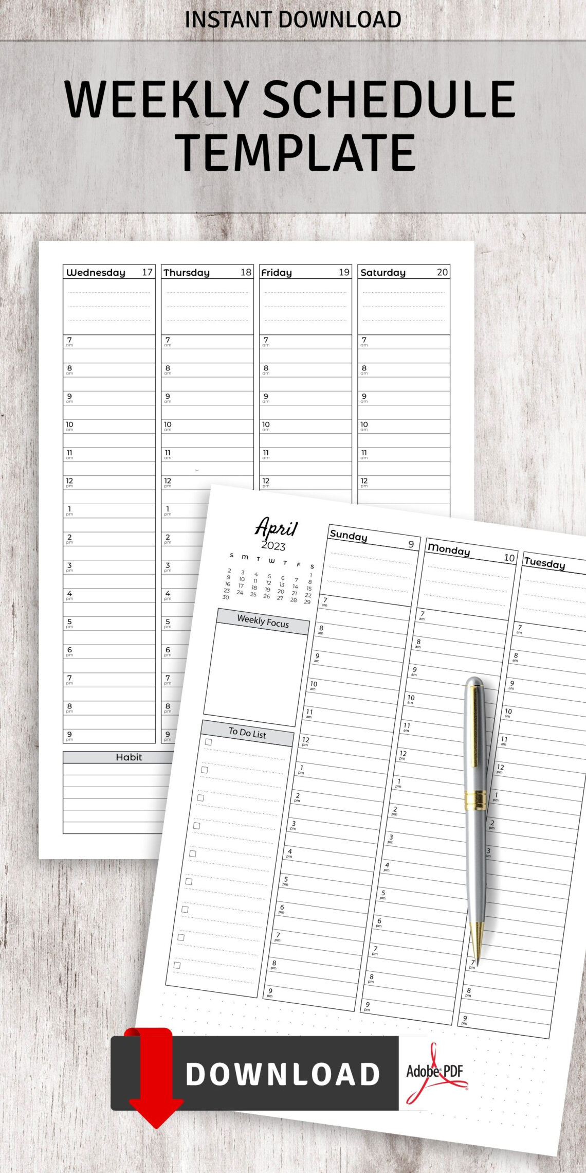 Create Your Dream Weekly Planner in Just 5 Minutes
