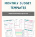 Create a Monthly Budget in Minutes with These Free Templates