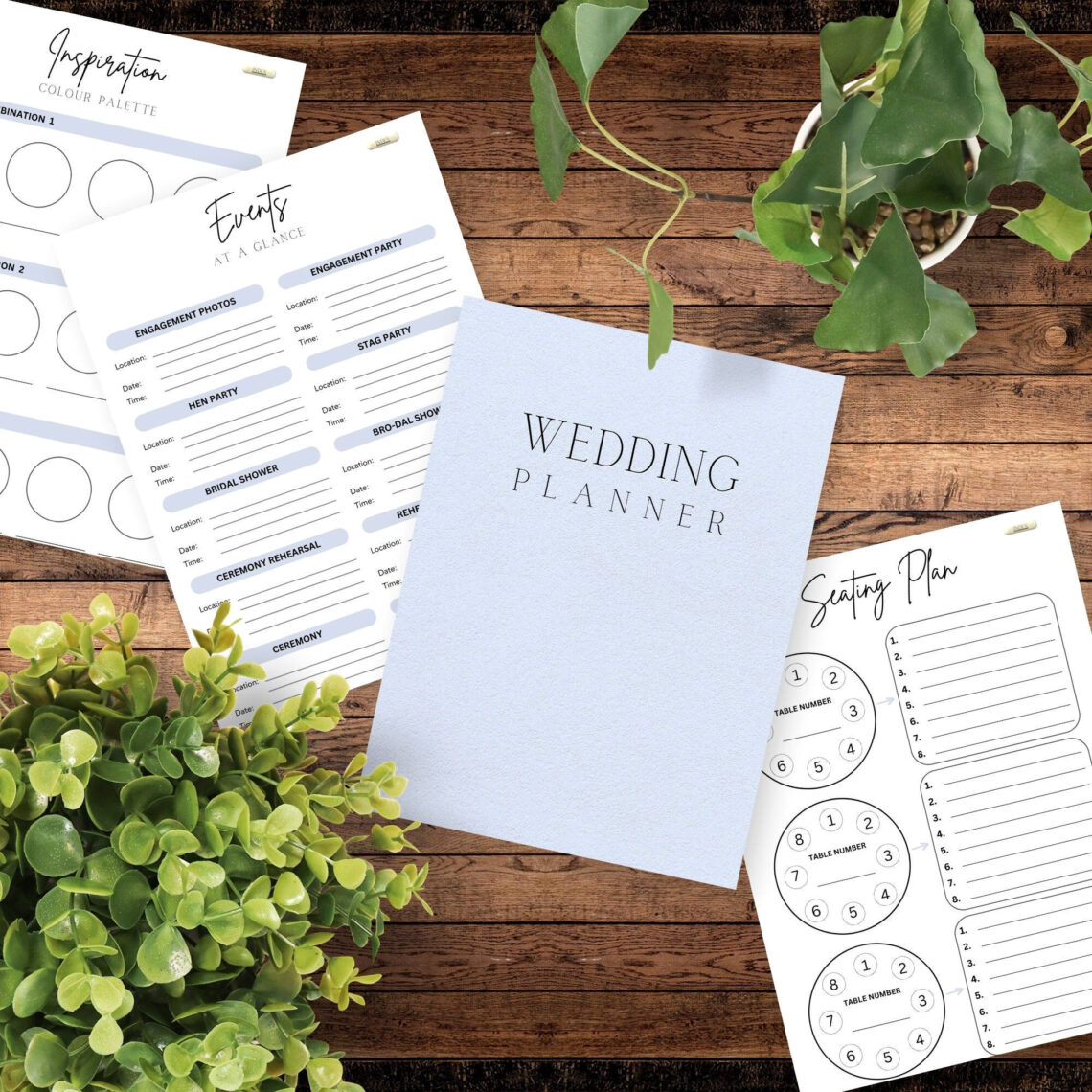 Plan Your Dream Wedding with This FREE Printable Planner!