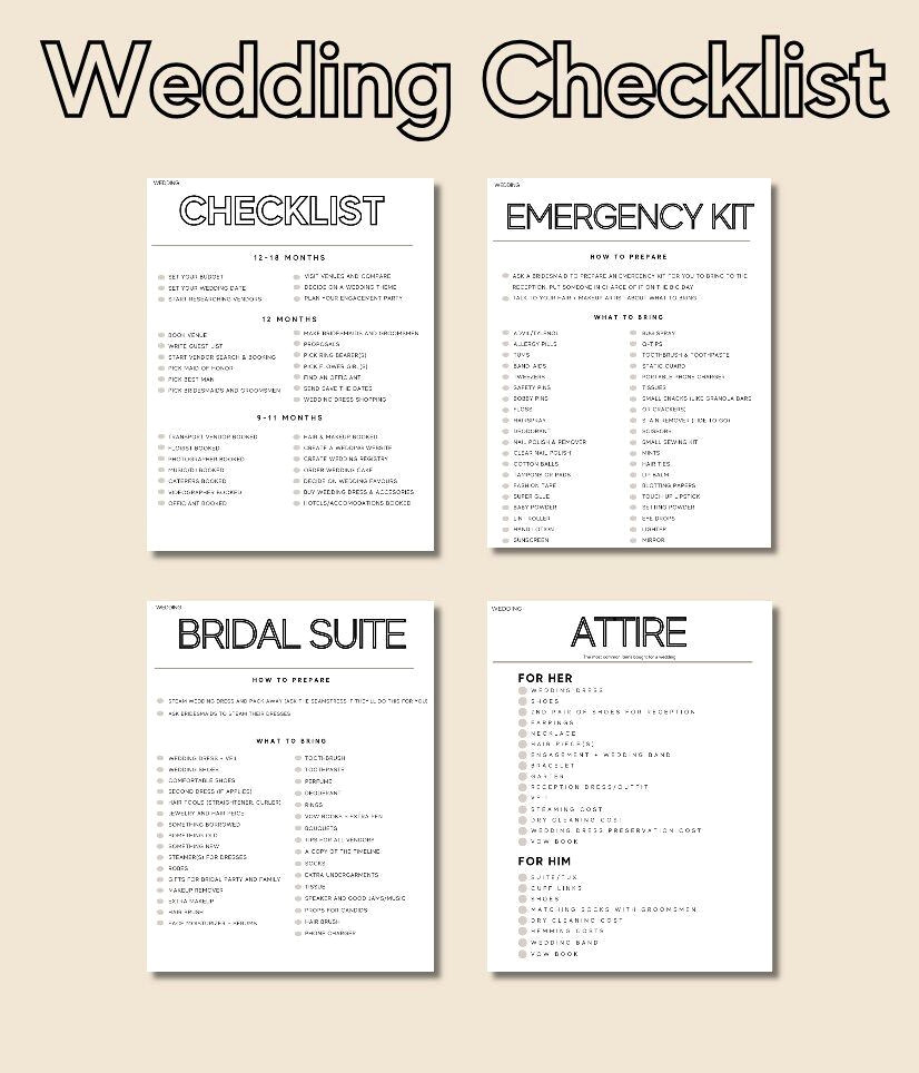 Plan Your Dream Wedding with Our Ultimate Checklist