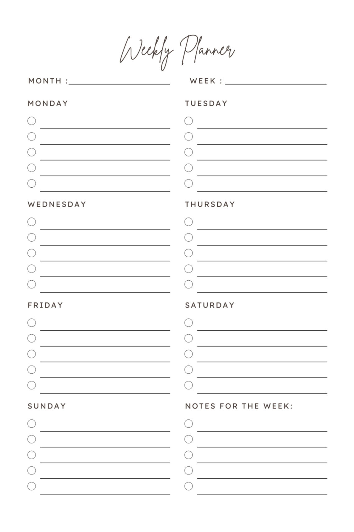 Organize Your Life and Business in 5 Minutes a Day