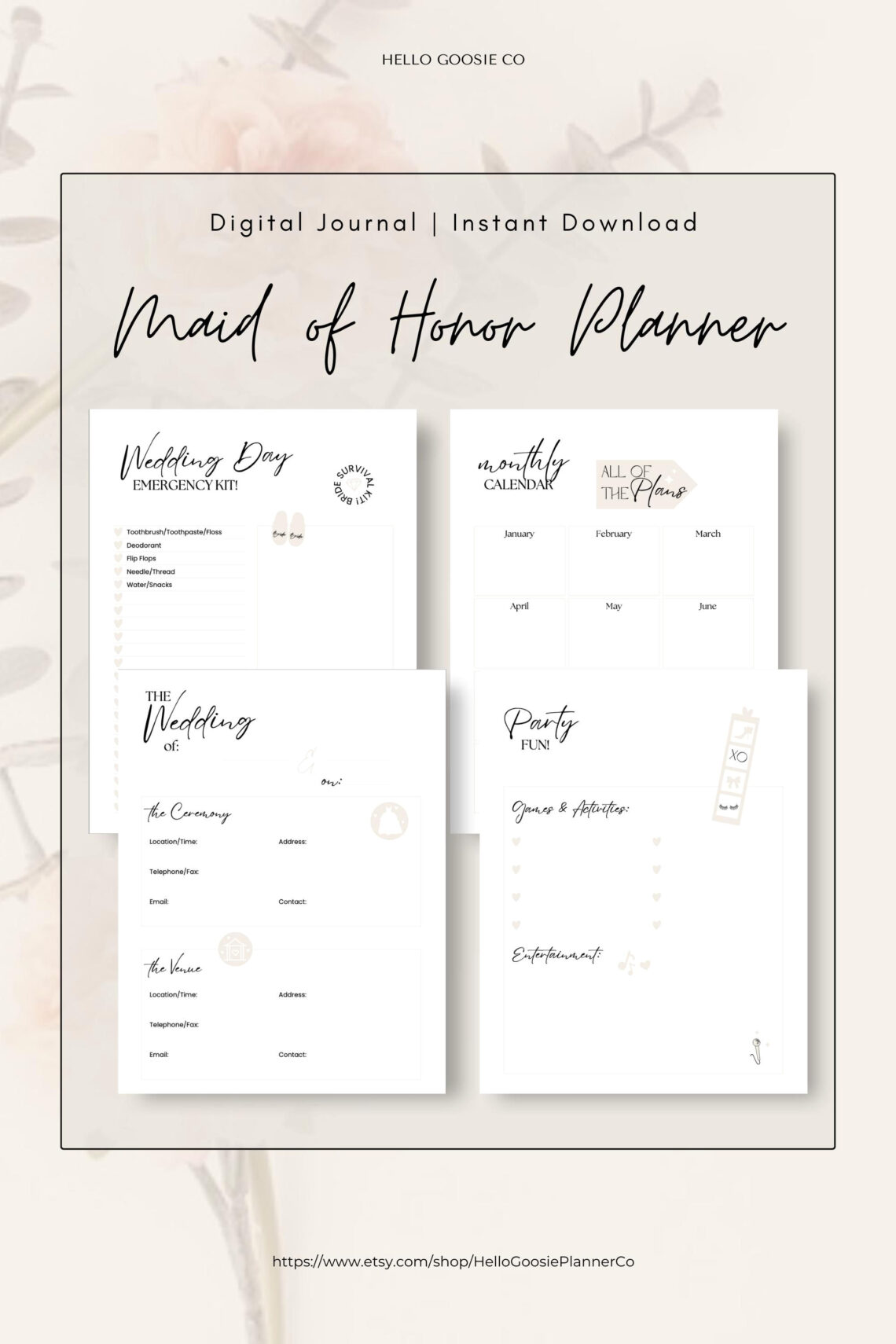 Plan Your BFF’s Dream Day with This Ultimate Maid of Honor Checklist