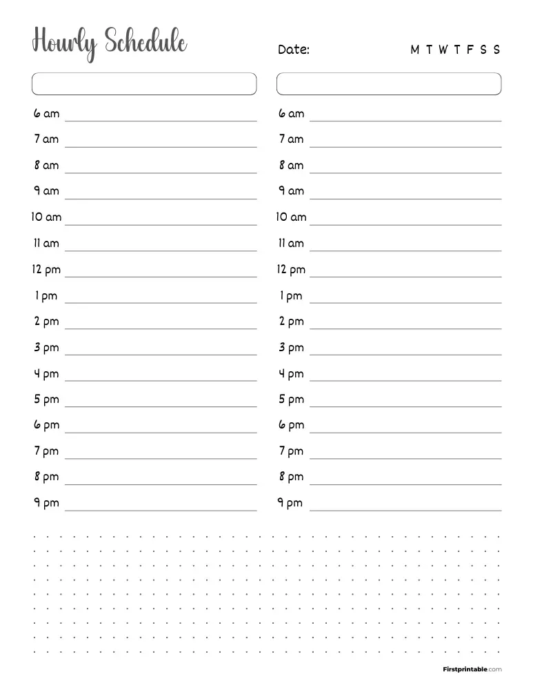 45+ Free Printable Daily Planners