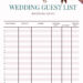 Wedding Planner: Dream Guest List & Essentials