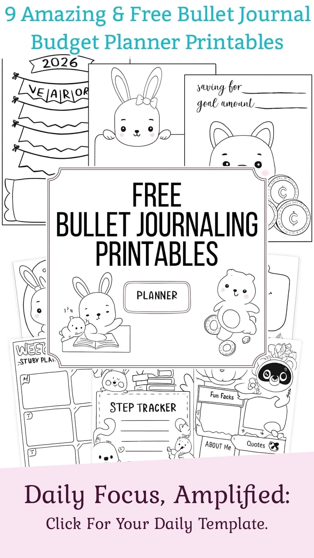 Transform Your Notes into Art: Free Bullet Journal Templates