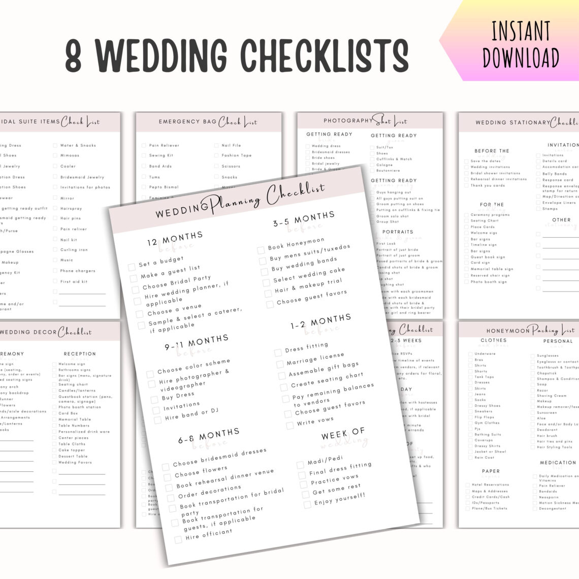 Wedding Planning Simplified: Download Our Ultimate Checklist & Shot List
