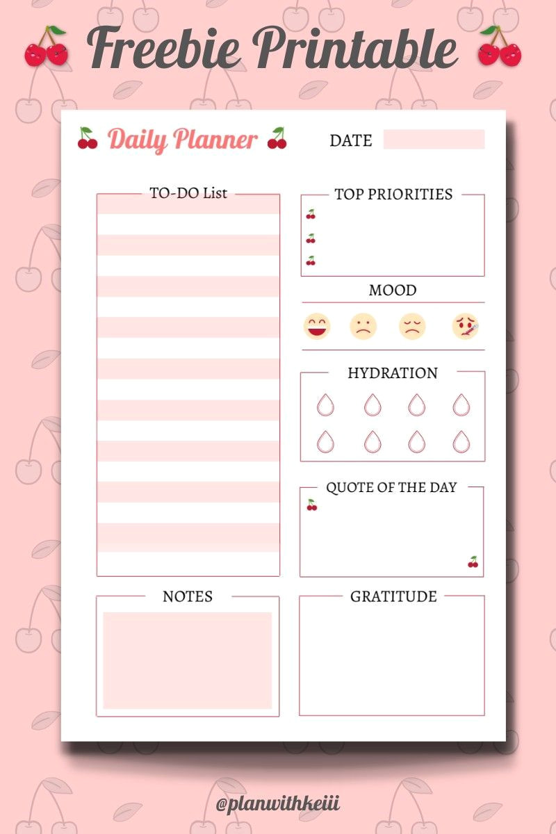 Customizable Daily Planner Templates (A4, A5, Letter) — Free Download