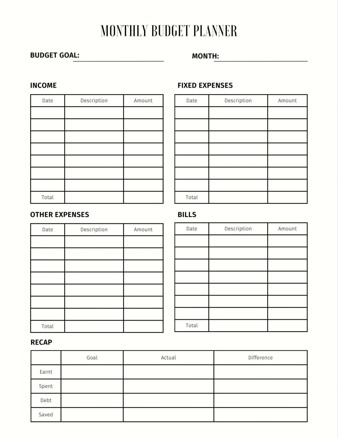 Plan Your Finances in 30 Days