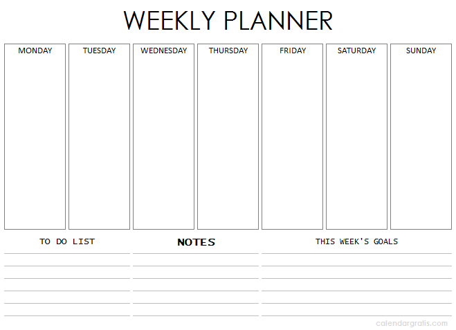 Transform Your Week with Our Free Printable Weekly Planner