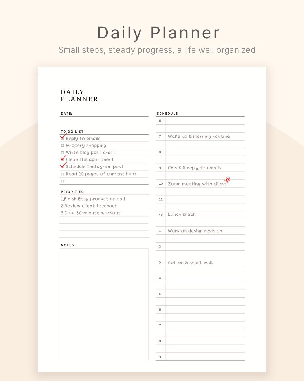 Simplify Your Day with This Minimalist Planner