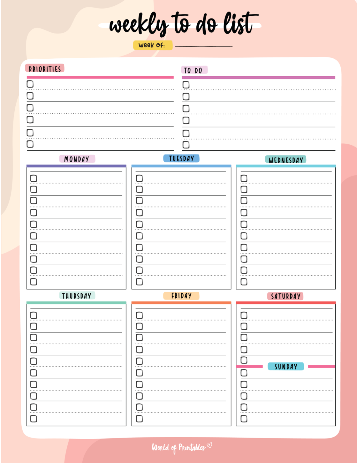 Boost Your Productivity with a Weekly Plan