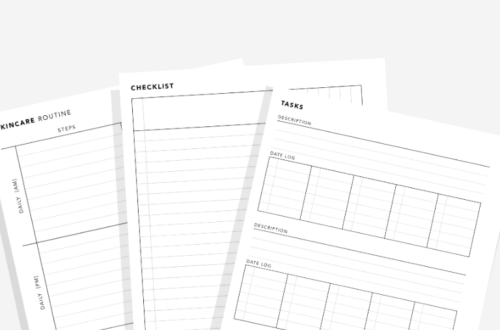 Boost Productivity with 4-In-1 Free Planner Templates