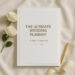 Minimal Wedding Agenda: 10-Page Template for a Smooth Planning Experience