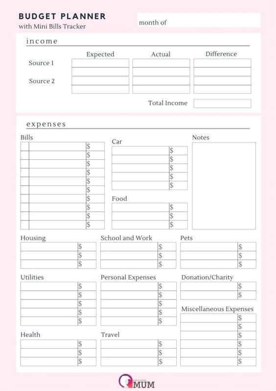 10 Free Budget Printables to Master Your Family Finances