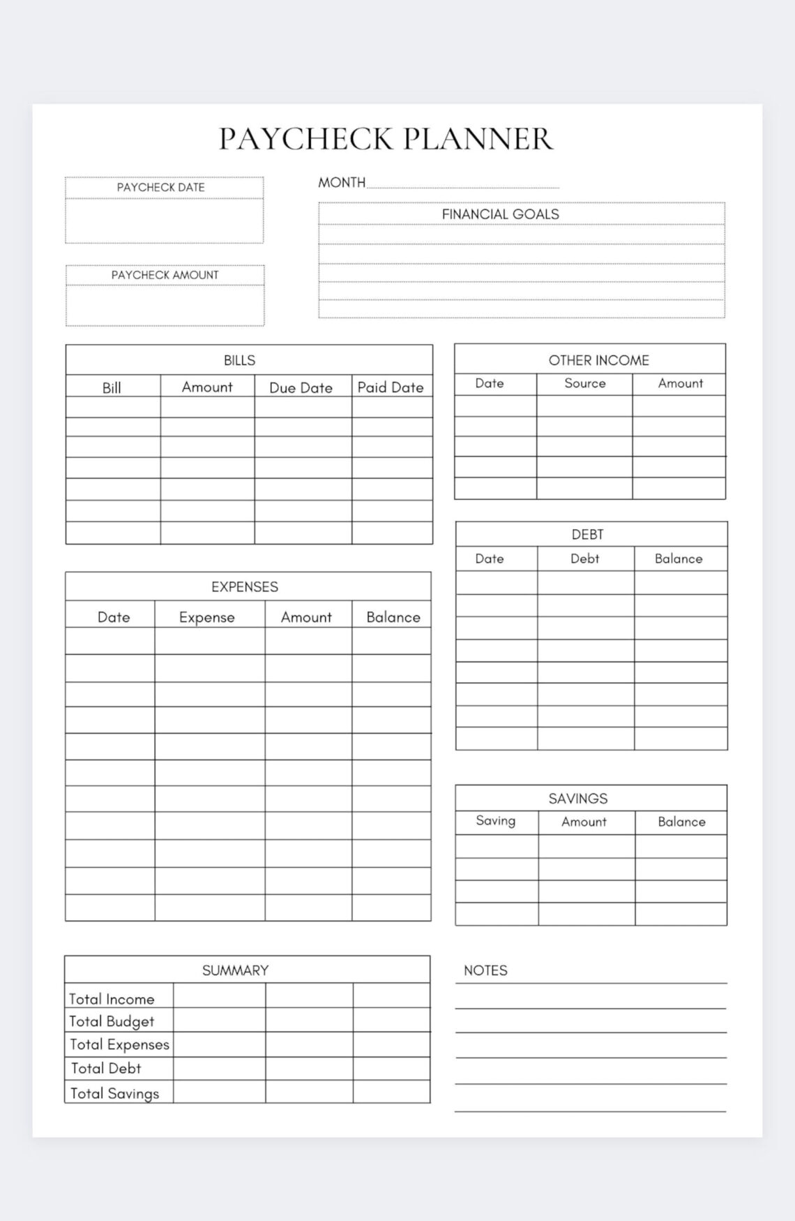 Master Your Finances: Biweekly Budgeting & Expense Tracking Made Easy