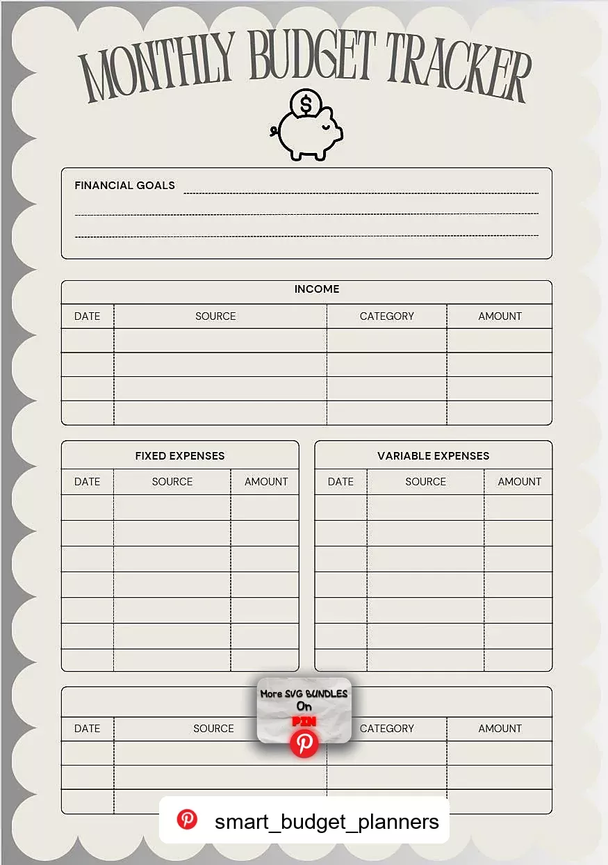 Slay Your Finances: FREE Monthly Budget Tracker