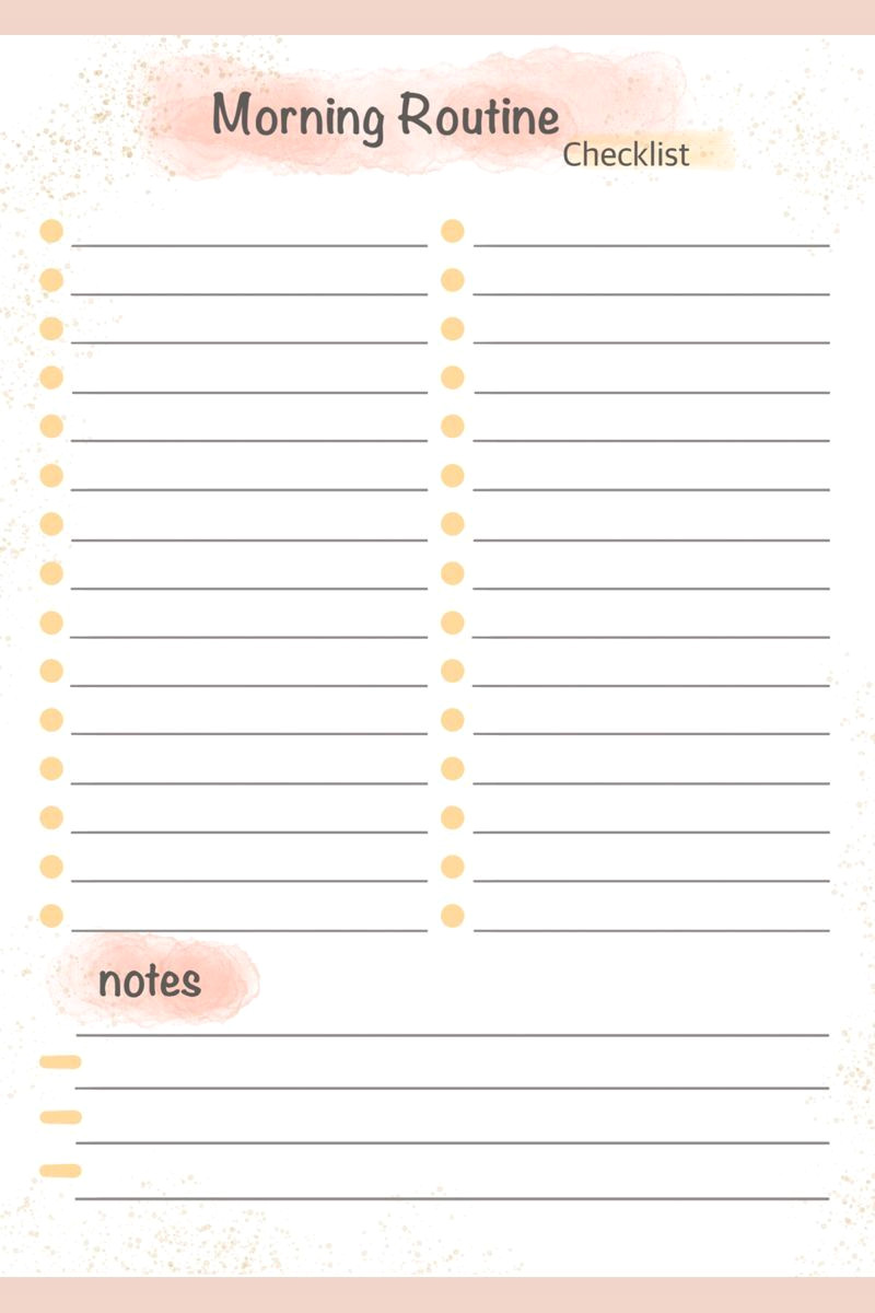 Boost Your Mornings with Easy, Printable Routines