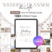 Edit & Print Your Dream Wedding: Free Digital Binder Template Edit & Print Your Dream Wedding: Free Digital Binder Template