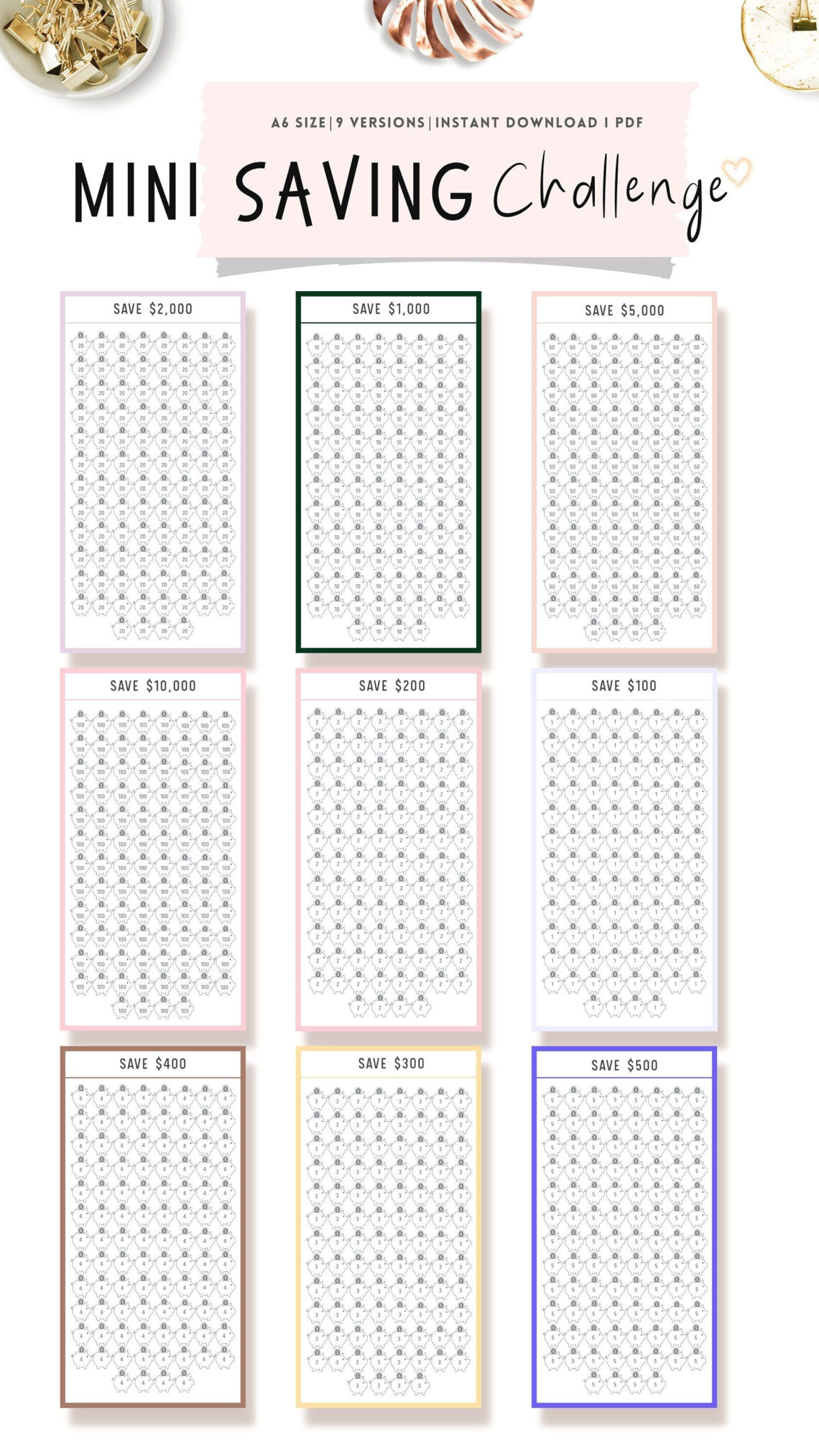 Save Big with Our 12-Month Mini Savings Challenge