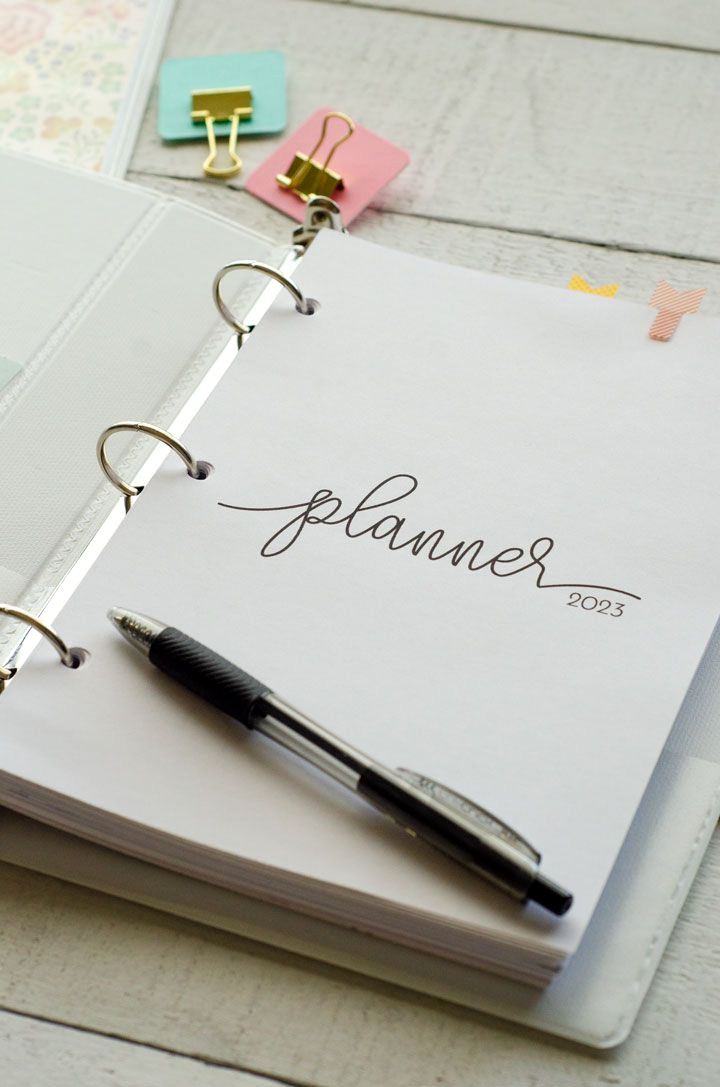 Create Your Free 2026 Planner at Home