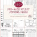 Weekly Planner Makeover: 280+ Custom Bullet Journal Pages
