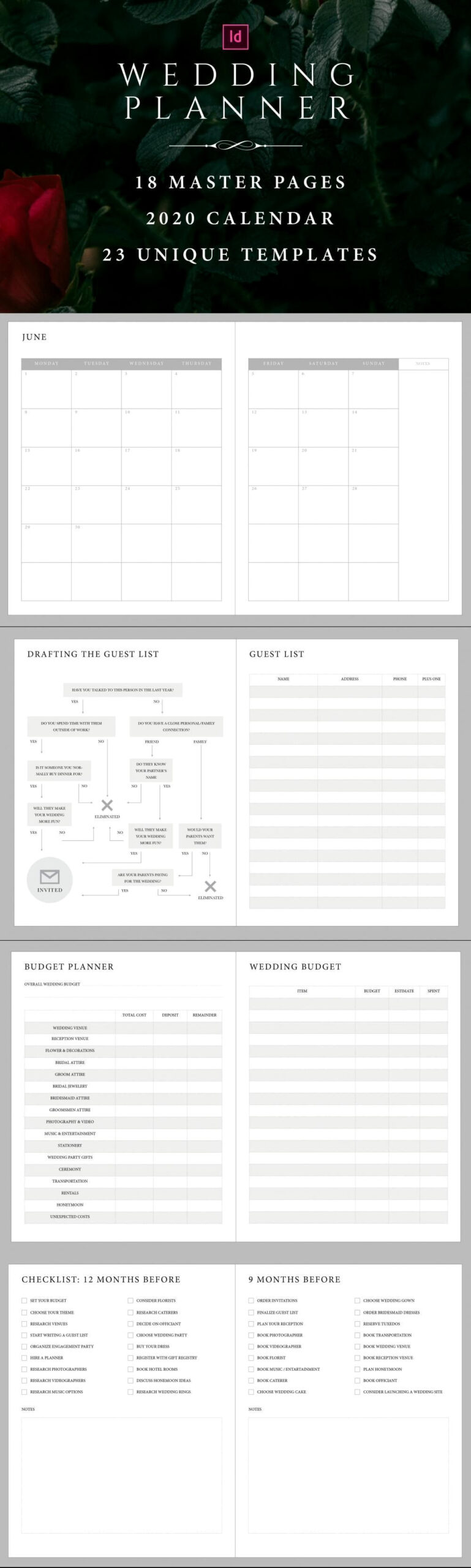 Free 100-Page Wedding Planner Template (Instant Download)
