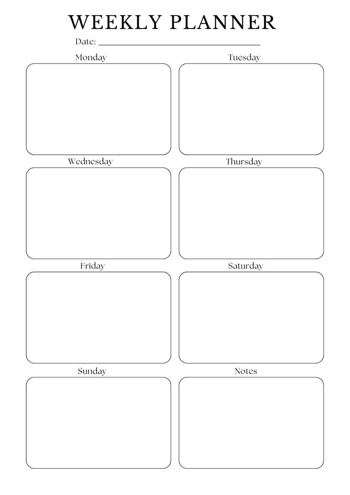 Transform Your Schedule in Minutes with Our Minimalist Planner