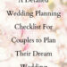Plan Your Dream Wedding with Our Ultimate Wedding Checklist