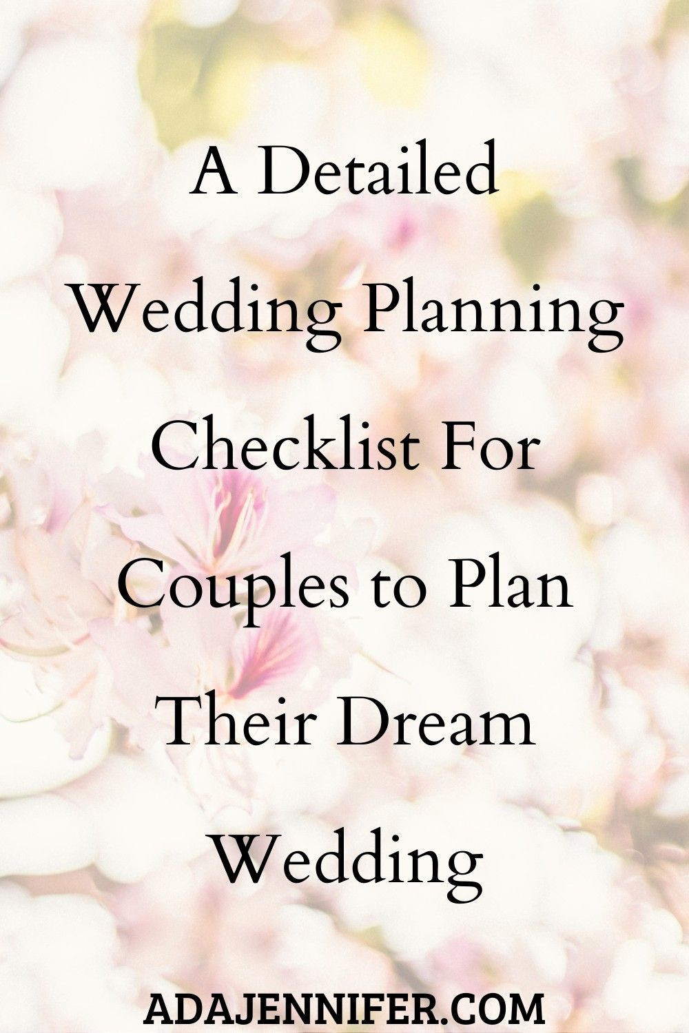 Plan Your Dream Wedding with Our Ultimate Wedding Checklist
