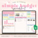 Easy Budget Planner for Excel & Google Sheets