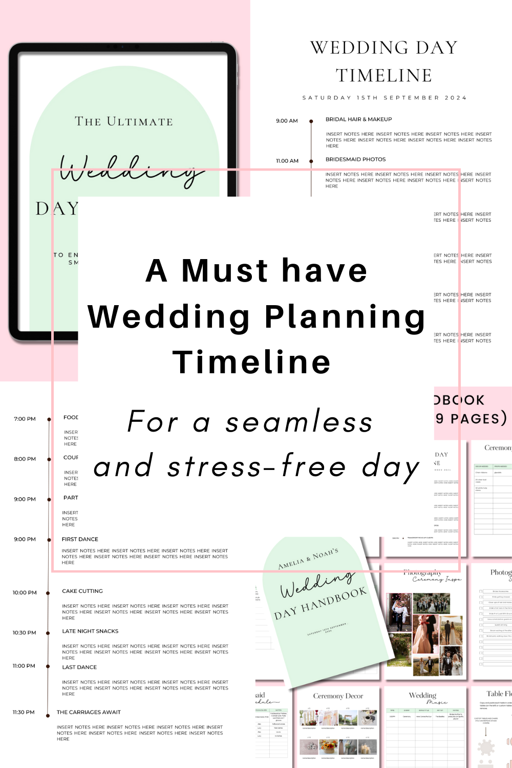 Stay Stress-Free on Your Big Day: The Ultimate Wedding Timeline