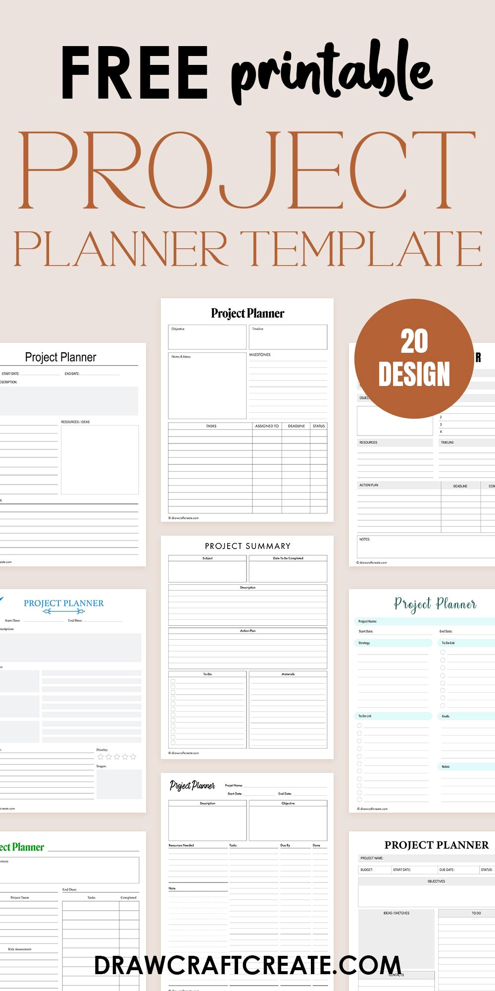 12 Printable Project Planners to Boost Your Productivity