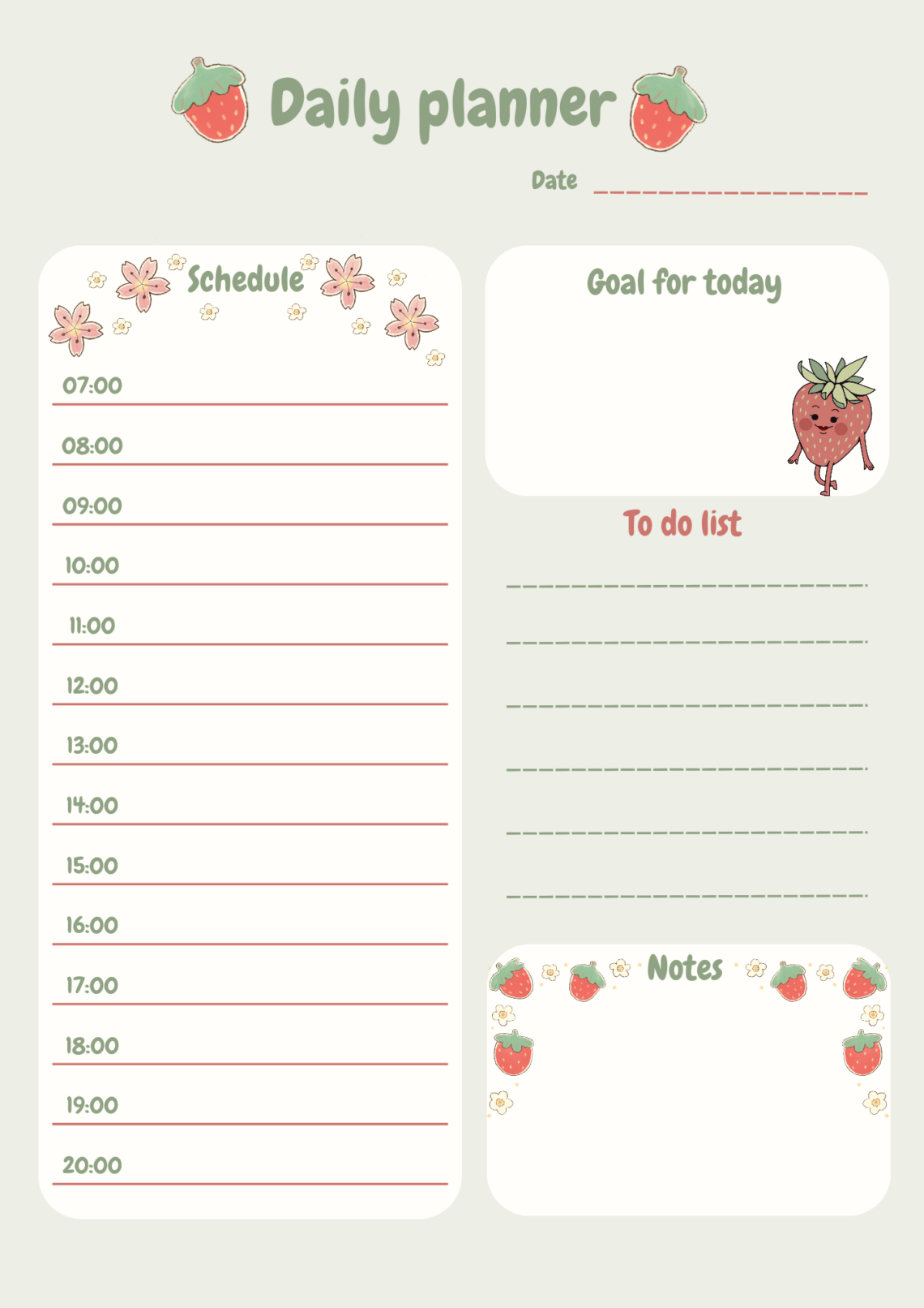 Unlock Your Day: A Simple Daily Planner