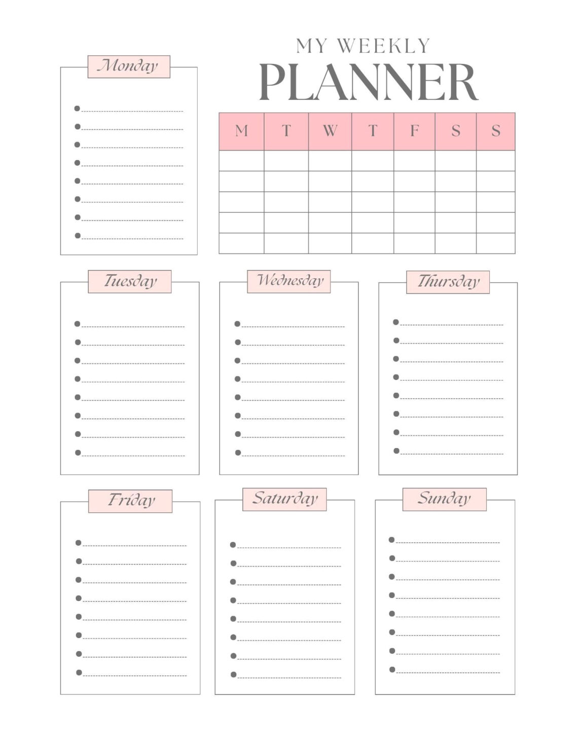 Master Your Busy Week in 5 Easy Steps