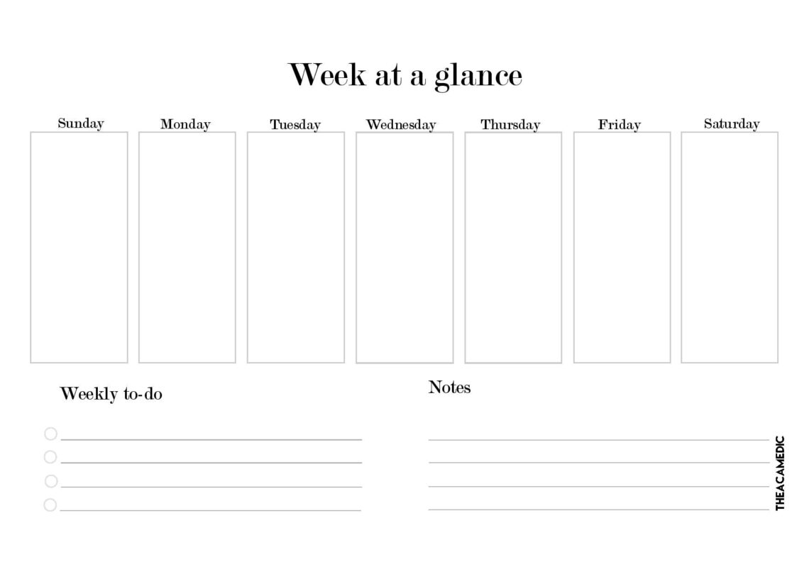 Plan Your Week in Minutes with This FREE Printable!