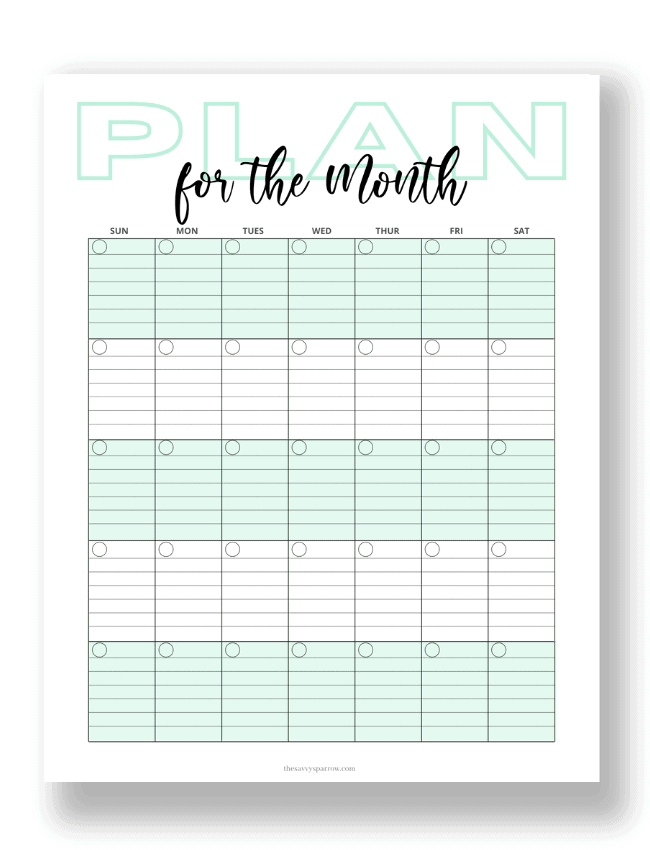 Create Your Month in Minutes with These Free Templates