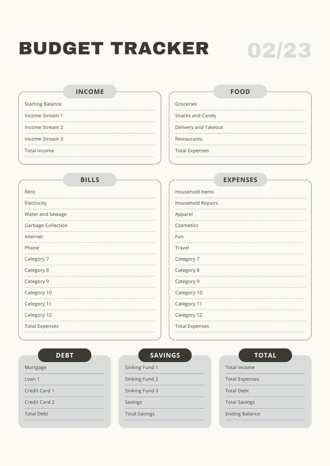 Create Your Dream Budget in Minutes, FREE Downloadable Planner.