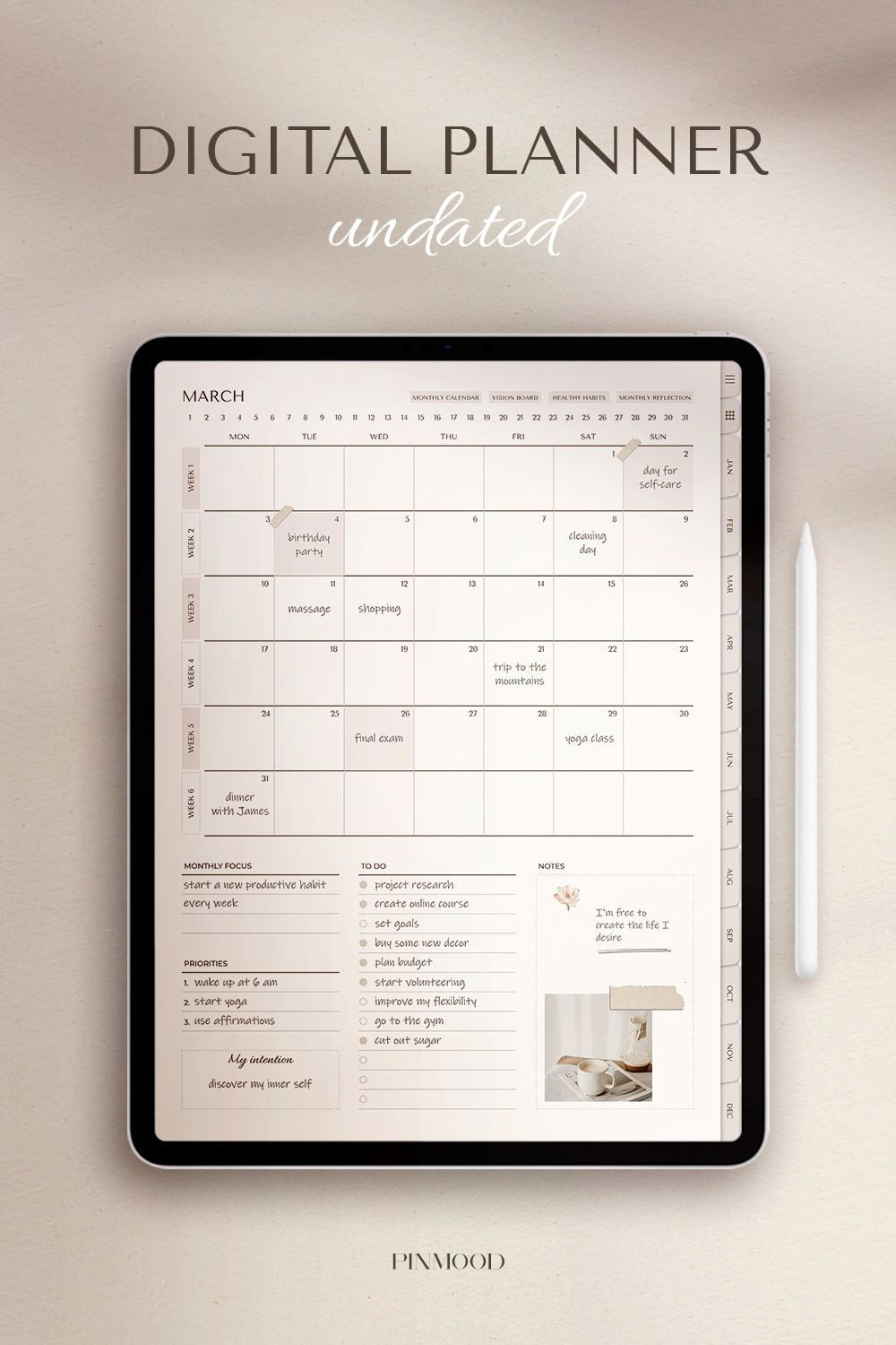 Smarter Planning Starts Here: The 2025 Digital Planner for iPad