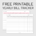 Track Your Bills in One Year with Ease