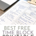 Free Editable Hourly Schedule Printable