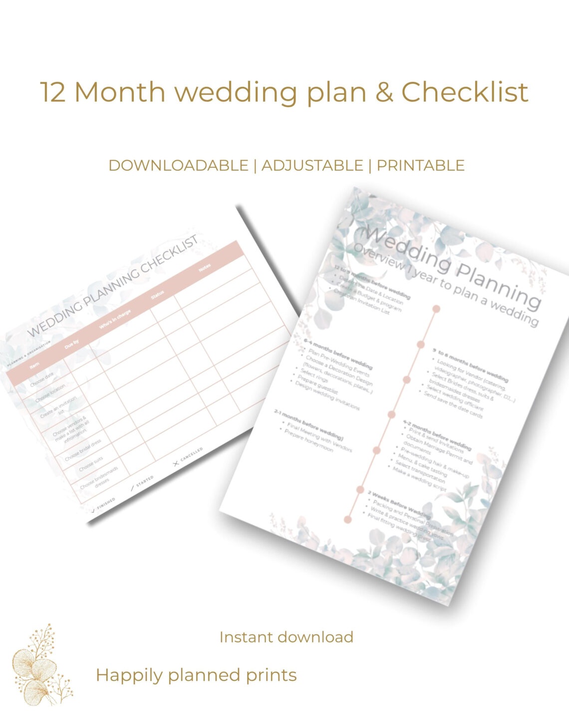 Plan Your Dream Wedding in 12 Months