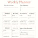 Bloom Your Productivity with a Weekly Floral Planner